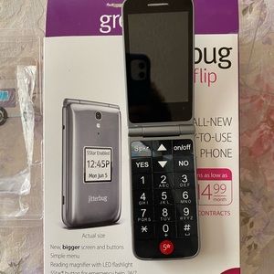 Jitterbug flip telephone.